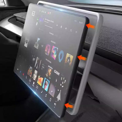 Central Screen Protector Frame for Tesla Model 3 Highland & New Model Y