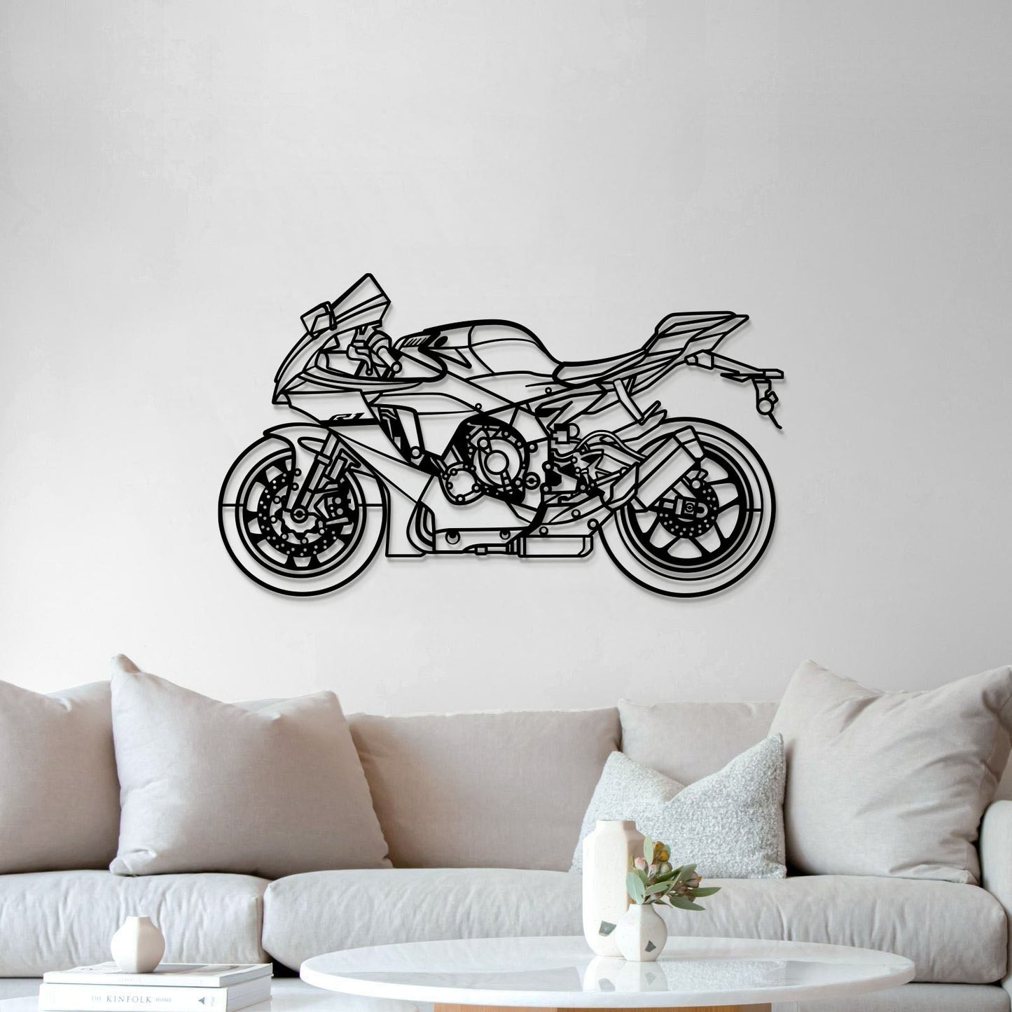 2024 YZF-R1 Metal Motorcycle Wall Art - MT1424