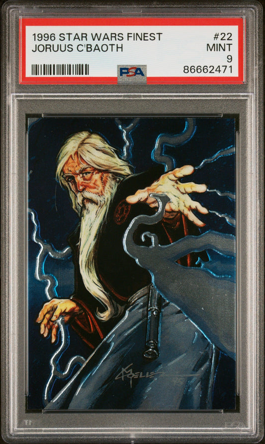 1996 STAR WARS FINEST JORUUS C'BAOTH  #22 - PSA 9