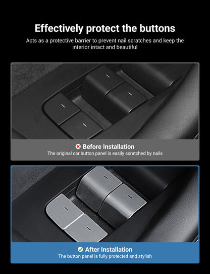 Door Button Glass Lifting Patch for Tesla Model 3/Y