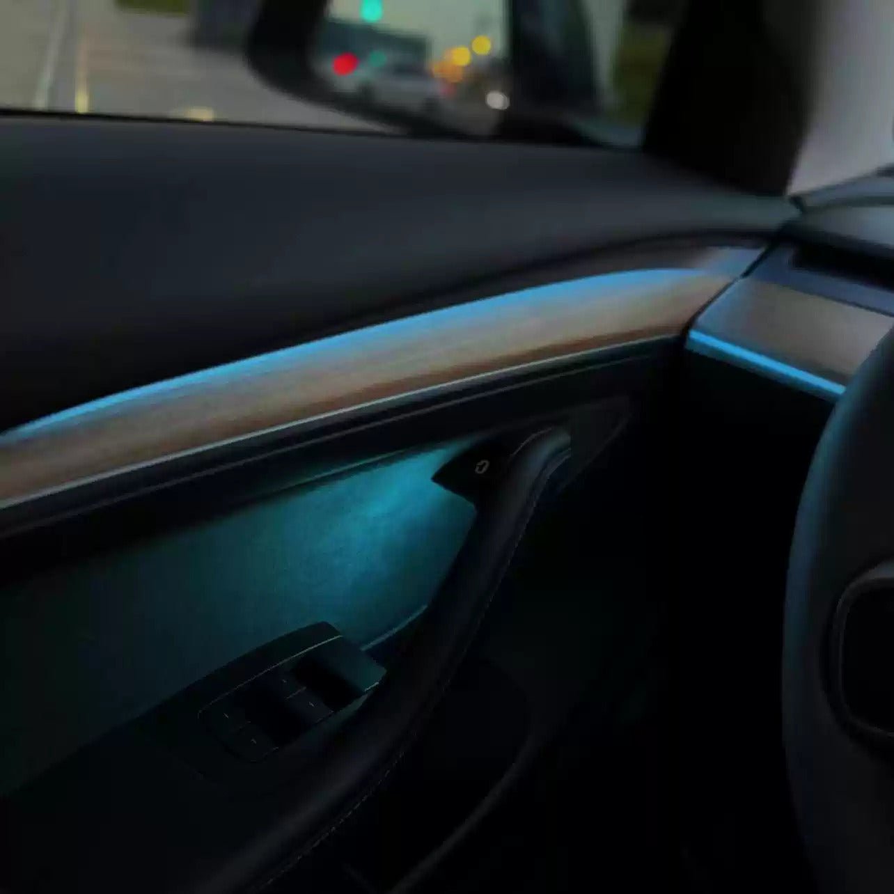 Door Handle Bowl Lights Ambient Lighting for Model 3 Highland & Model Y Juniper