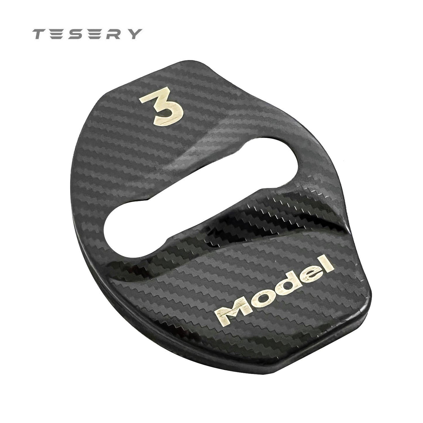 Door Lock Buckle Cover [4 pcs] for Tesla Model 3 & Model Y
