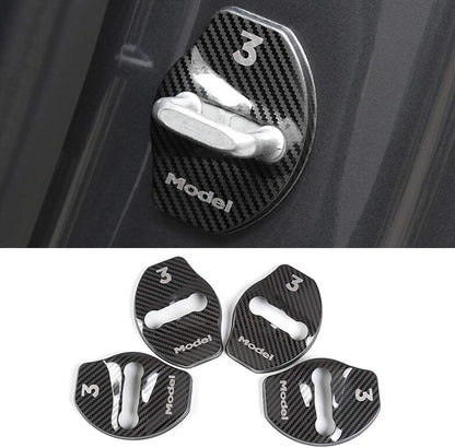 Door Lock Buckle Cover [4 pcs] for Tesla Model 3 & Model Y