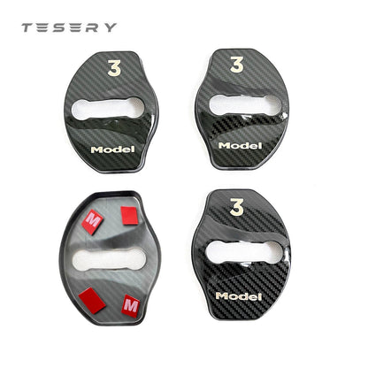 Door Lock Buckle Cover [4 pcs] for Tesla Model 3 & Model Y