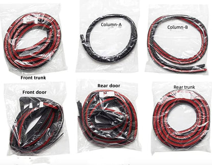 Door Seal Rubber Kit Full-Body Noise Reduction for Model Y