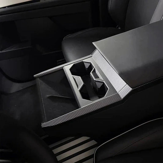 Dry Carbon Fiber Center Console Cup Holder for Cybertruck