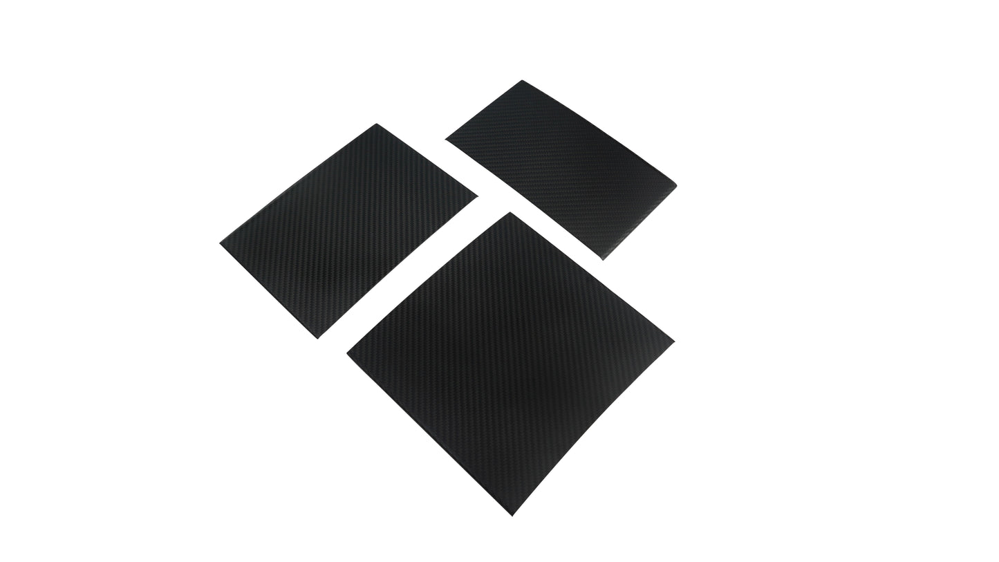 Dry Carbon Fiber Panel Console Wrap For Tesla New Model Y & Model 3 Highland