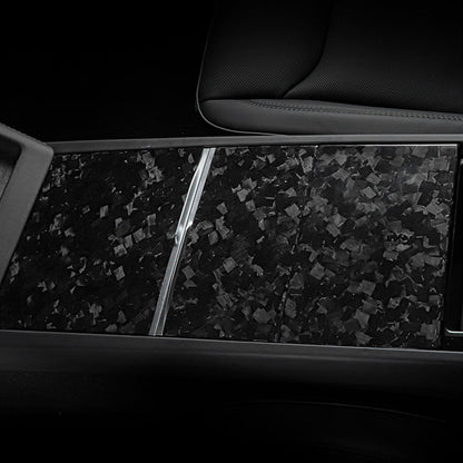 Dry Carbon Fiber Panel Console Wrap For Tesla New Model Y & Model 3 Highland