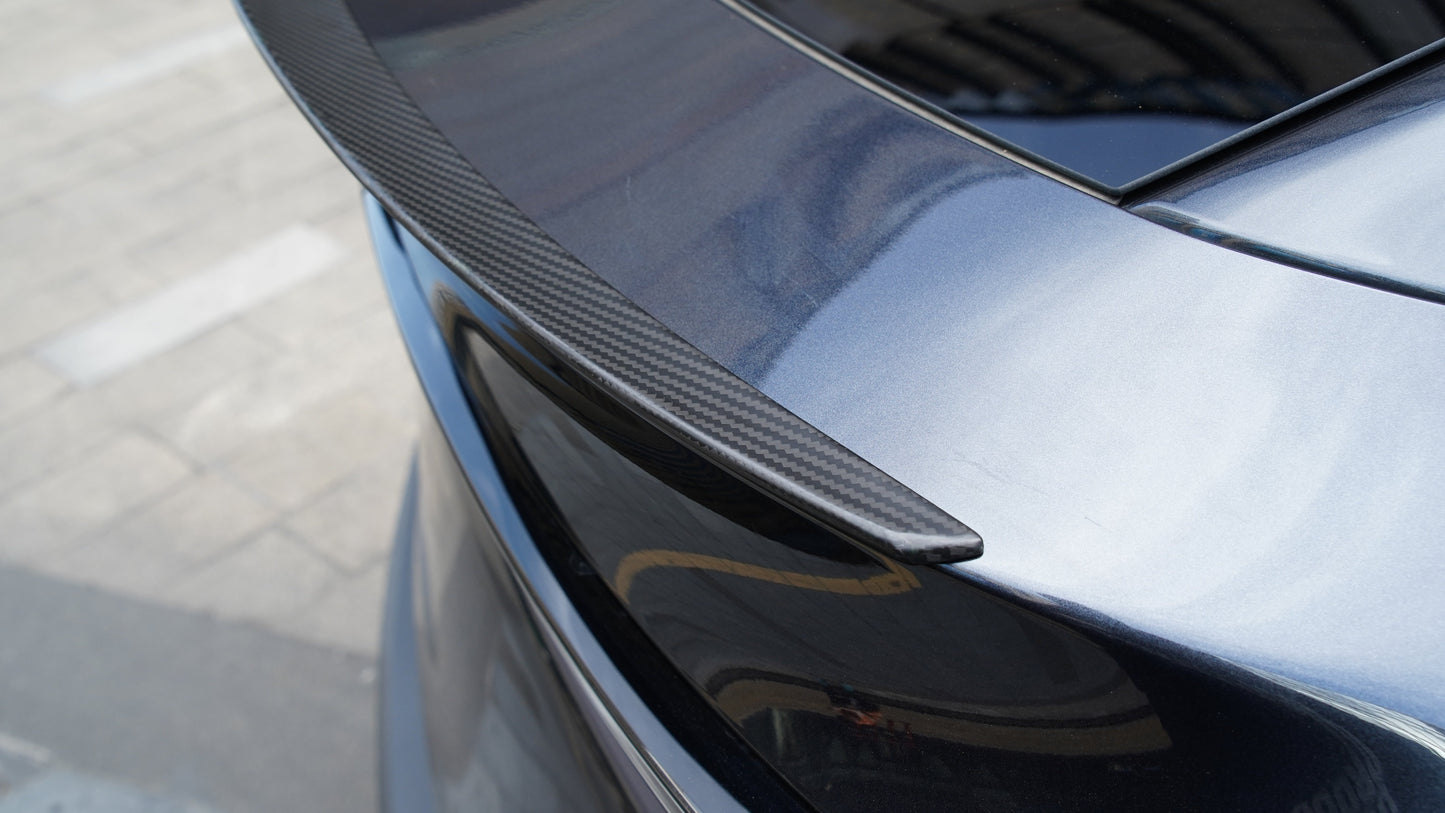 Dry Carbon Fiber Rear Trunk Spoiler for Tesla Model Y Juniper