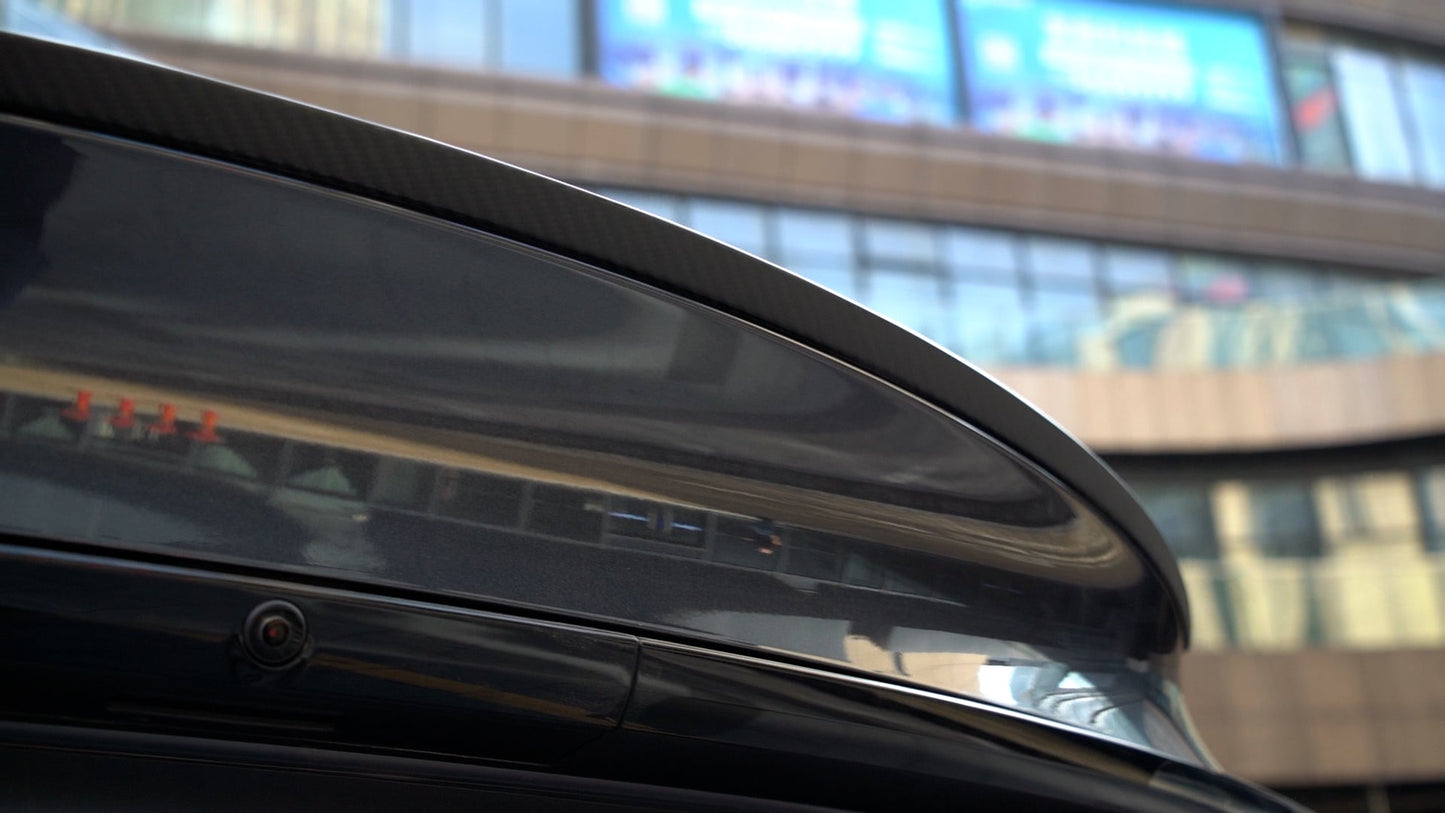 Dry Carbon Fiber Rear Trunk Spoiler for Tesla Model Y Juniper