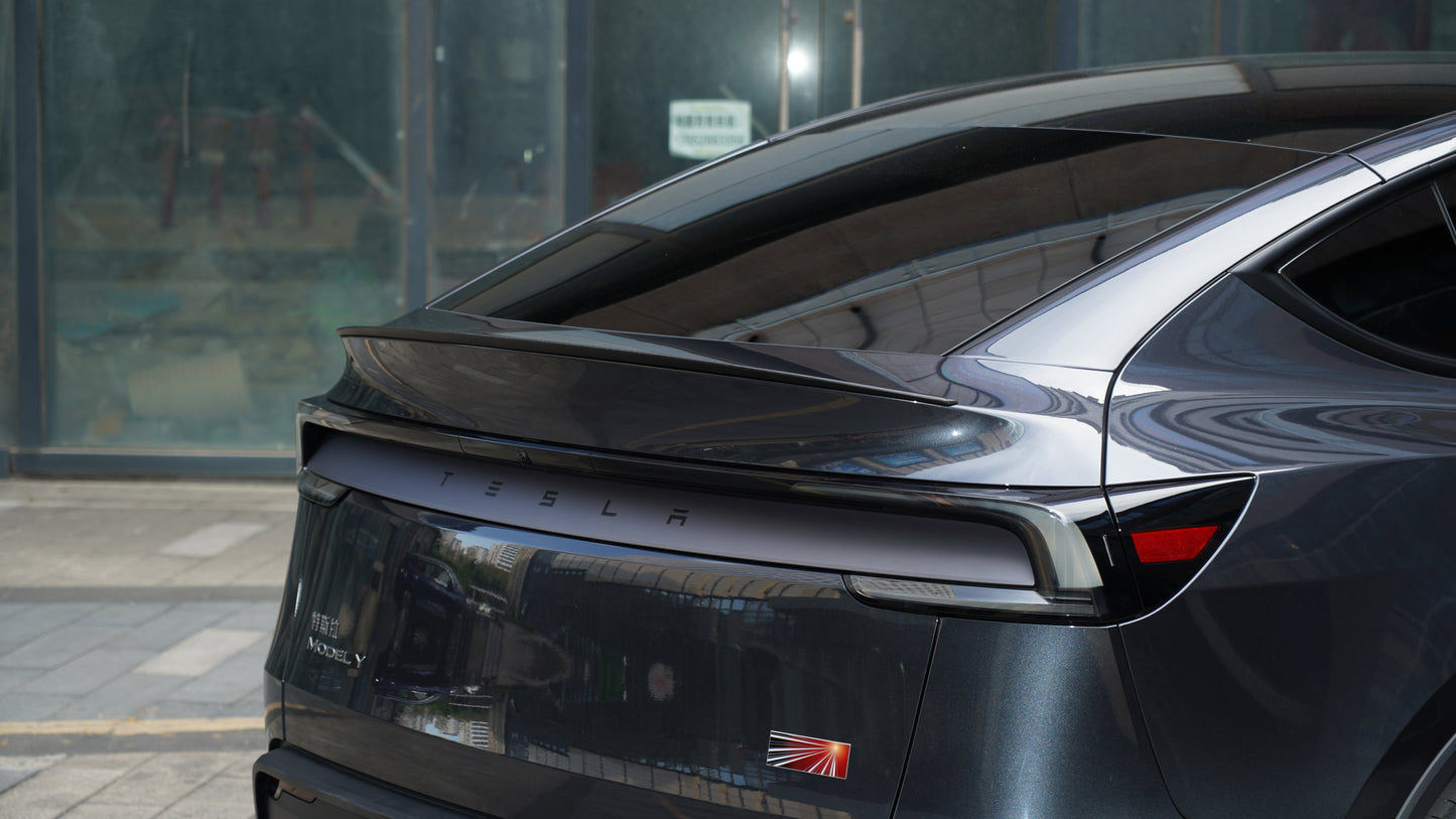 Dry Carbon Fiber Rear Trunk Spoiler for Tesla Model Y Juniper