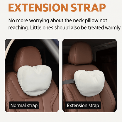 Dual-Layer Pressure Relief Headrest for Tesla Model 3/Y/S/X