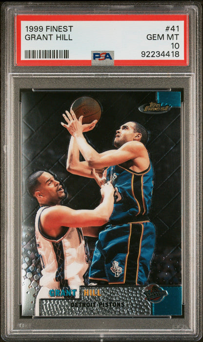 1999 FINEST GRANT HILL  #41 - PSA 10