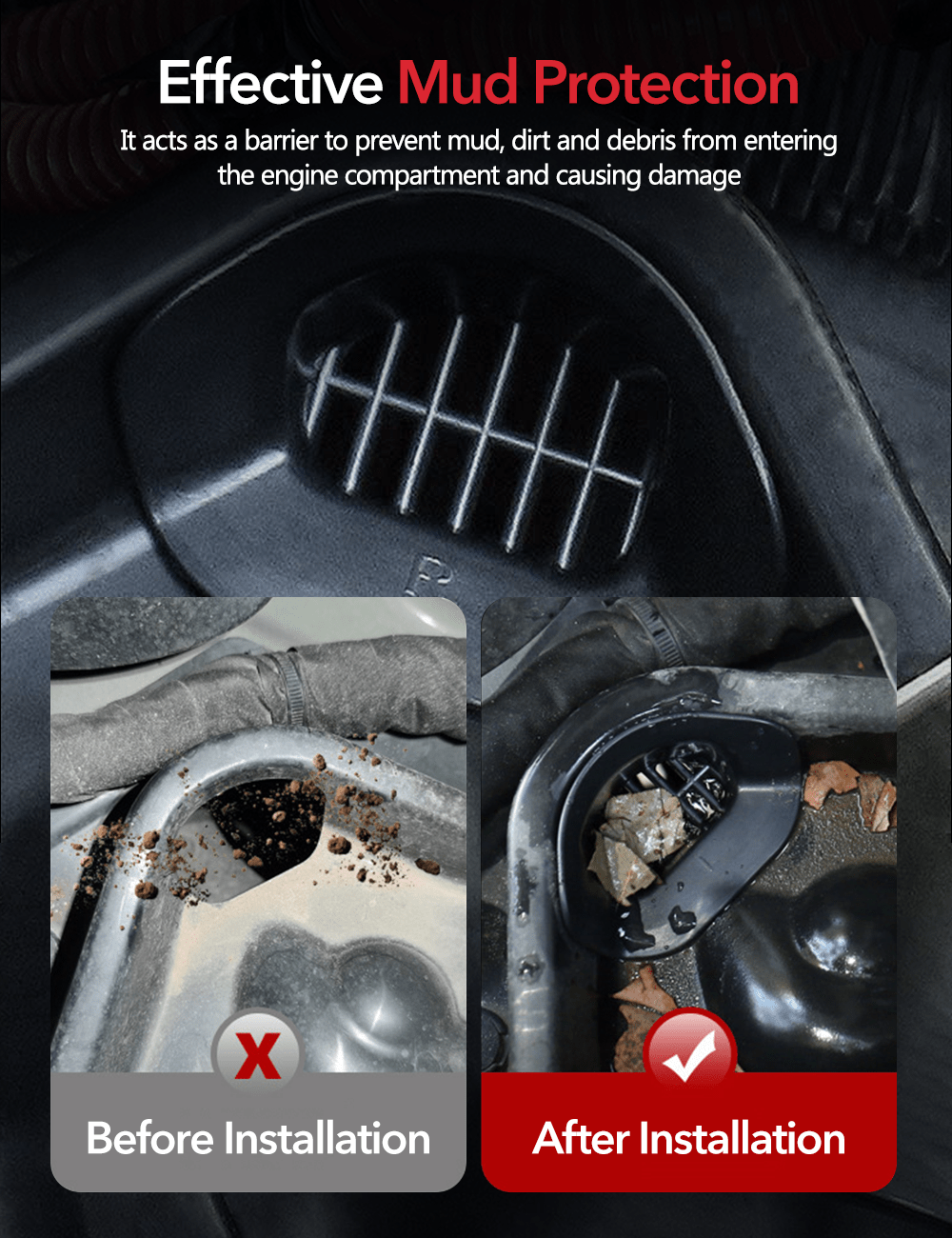 Engine Compartment Mud Cover for Tesla Model Y