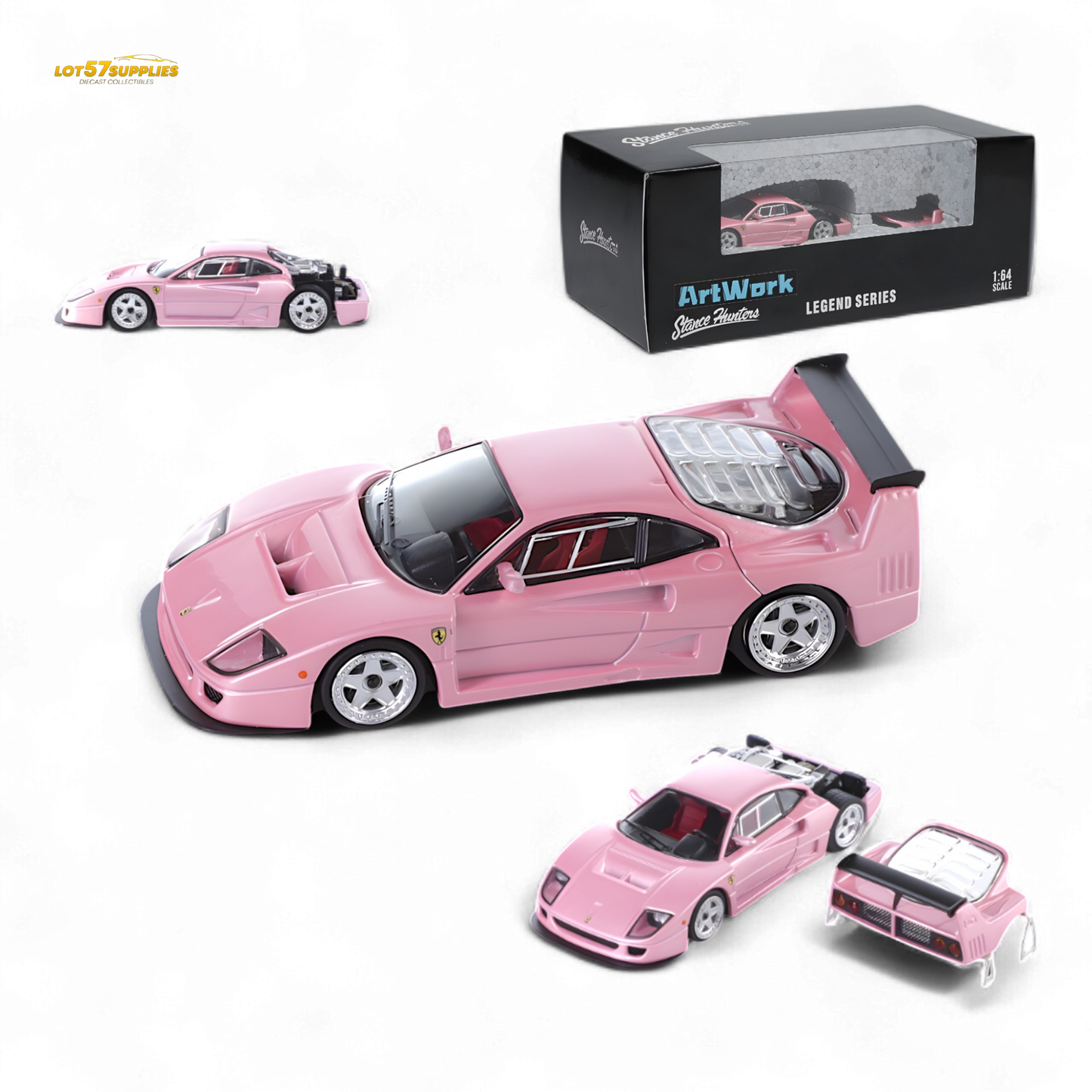 Stance Hunters F40 LM Pink Luxury Box 1:64