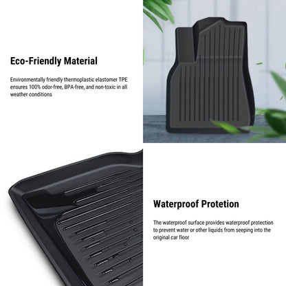 Floor Mat for Five Seater Tesla Model S (Left Hand Drive)