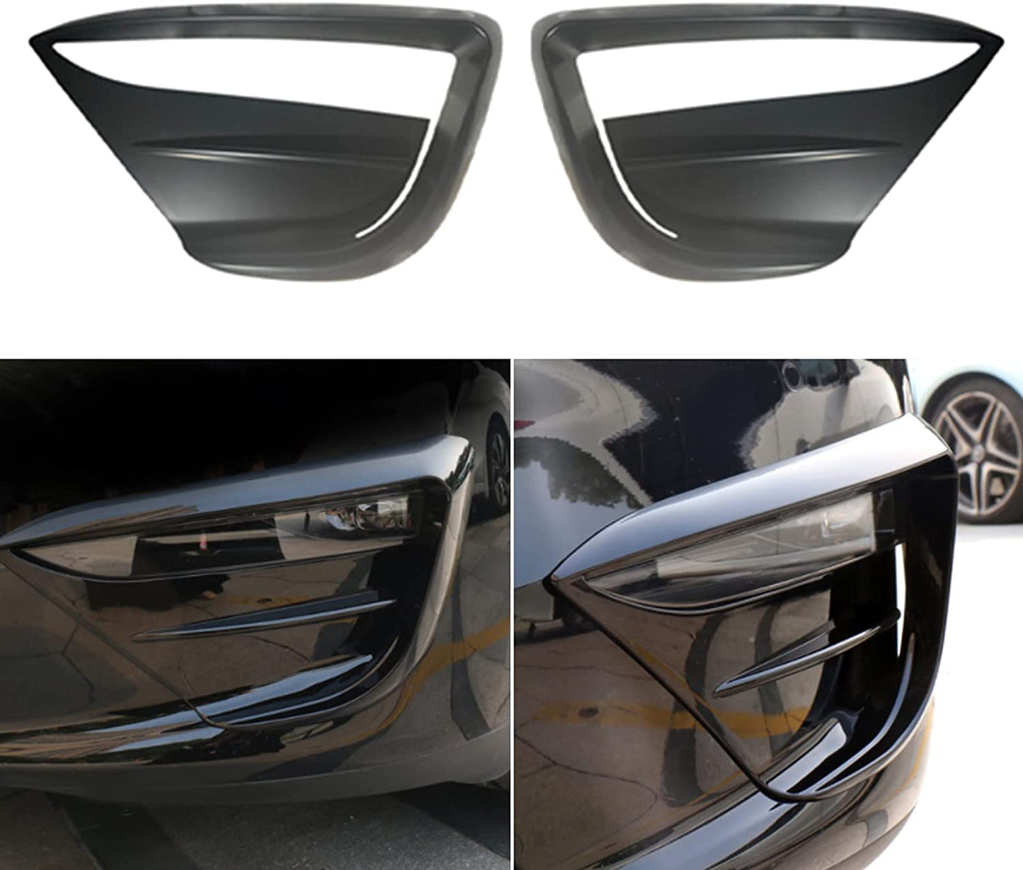 Fog Light Spoiler cover for Tesla Model Y