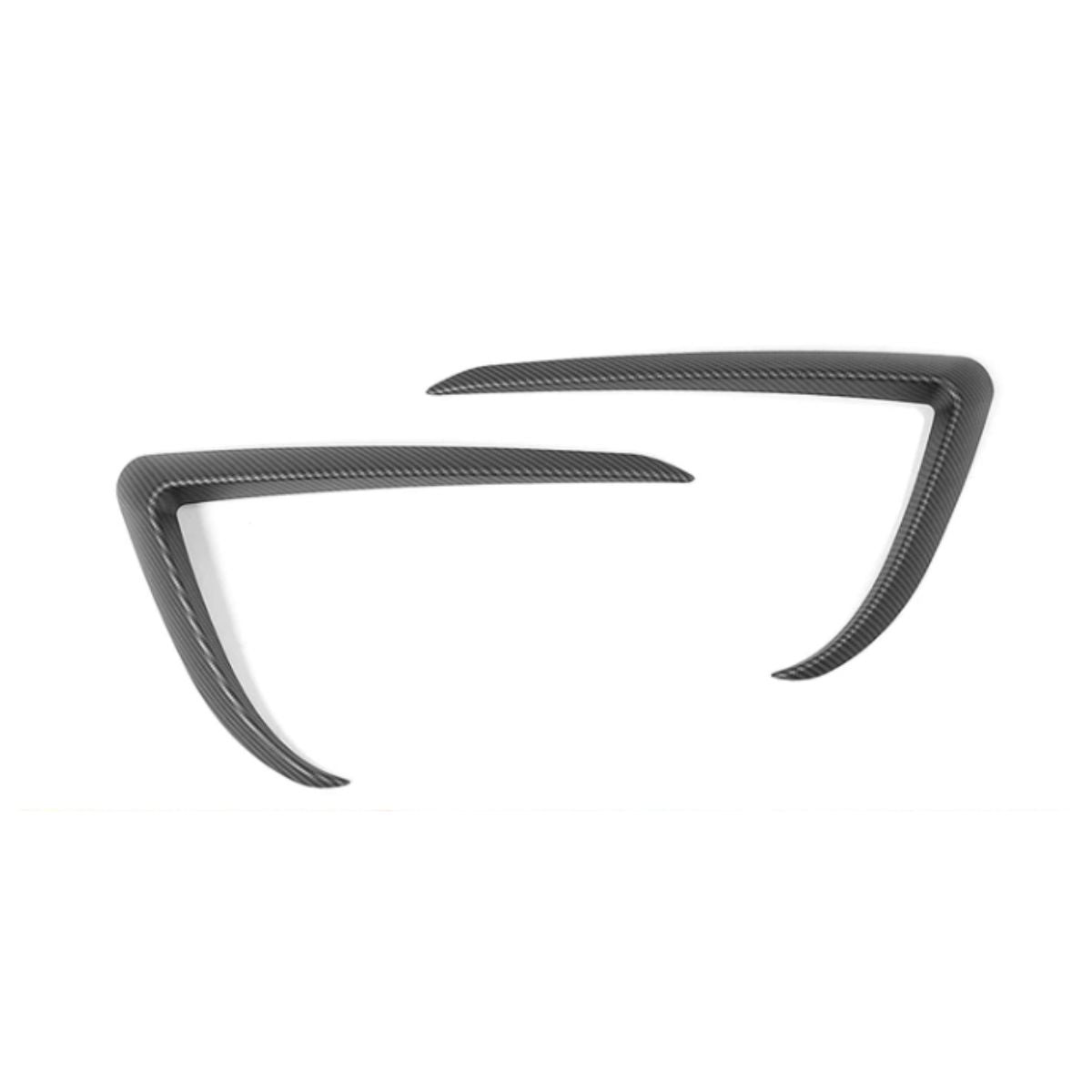 Front Fog Light Trim Cover Eyebrow Spoiler for Tesla Model 3 / Y