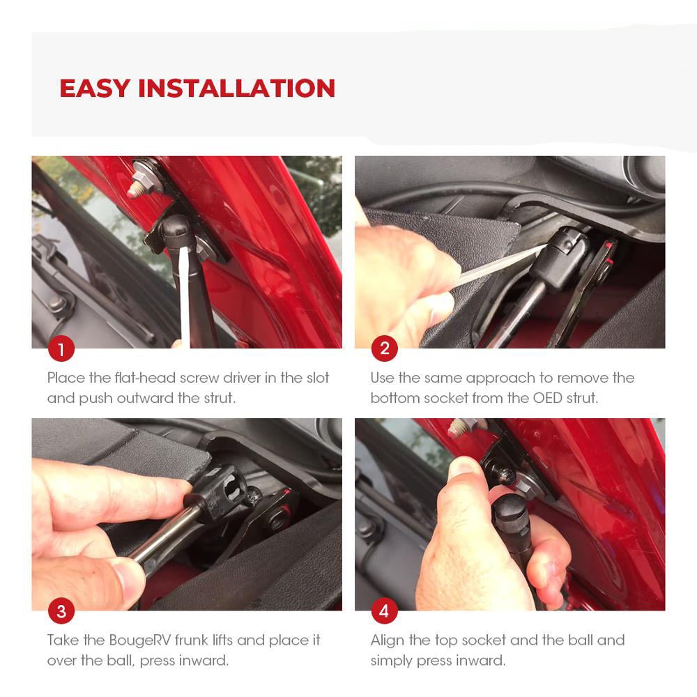 Front hood lift shock strut gas spring suitable for Tesla Model 3/Y