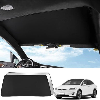 Front Skylight Roof/Tailgate Sunshade for Model X