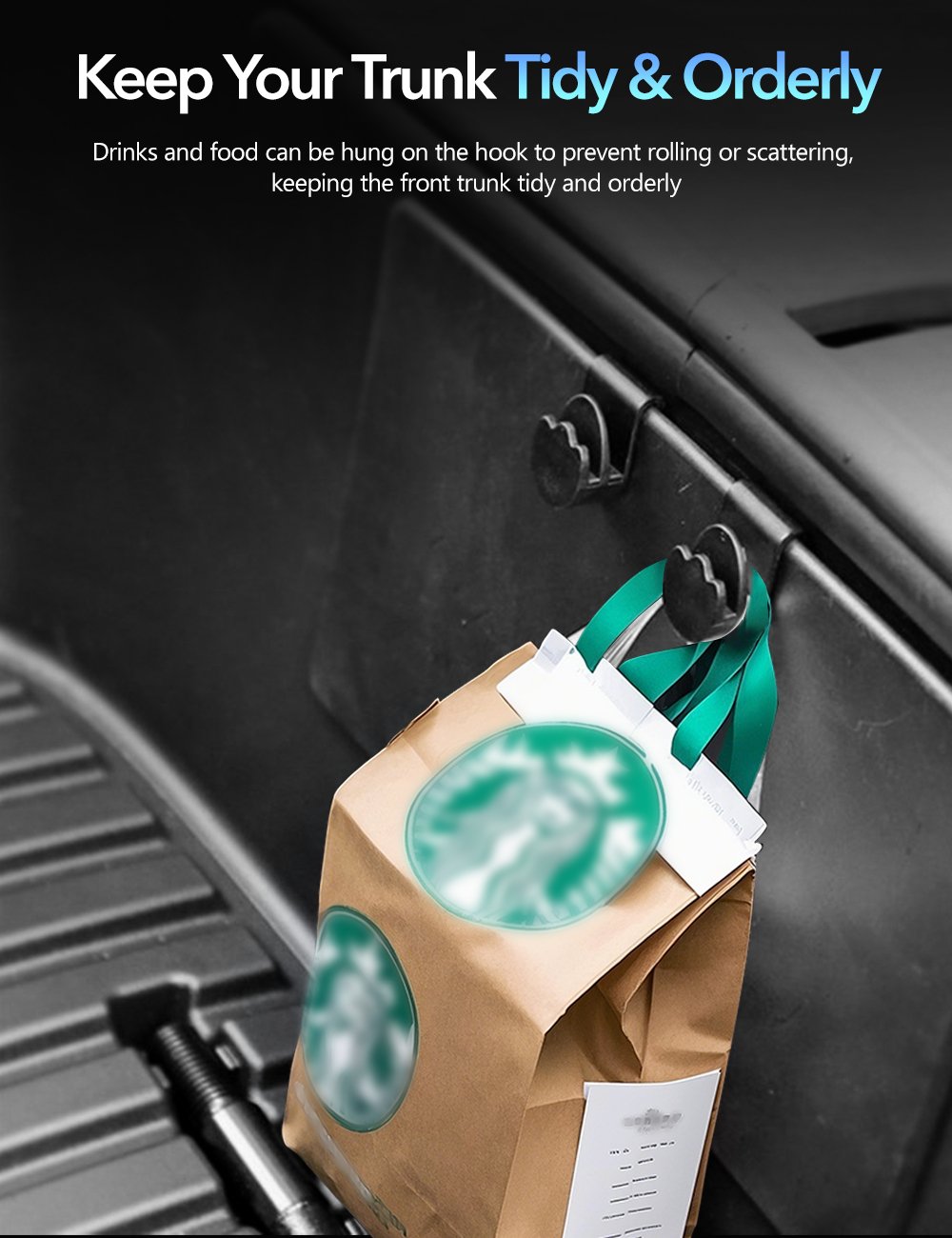 Front Trunk Hook for Tesla Model Y (2pcs)