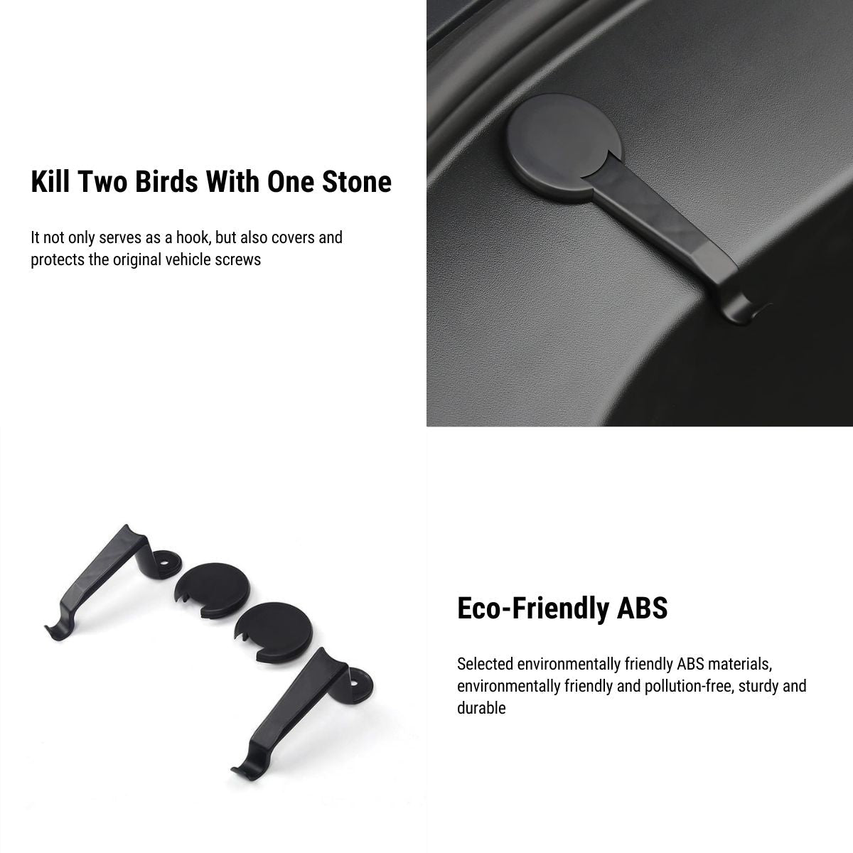 Front Trunk Hook Holding Clips for Tesla Model 3
