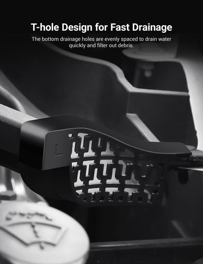 Front Trunk Water Channel Anti-Clogging Net for Tesla Model Y (2 PCS)