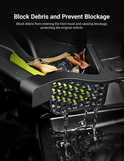 Front Trunk Water Channel Anti-Clogging Net for Tesla Model Y (2 PCS)