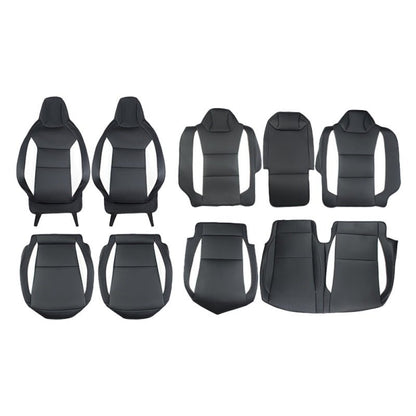 Full Leather Seat Covers for Cybertruck (10 PCS)