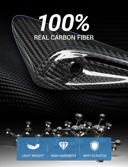 Full Side Camera Covers for Tesla Model 3 / Y - Carbon Fiber Exterior Mods