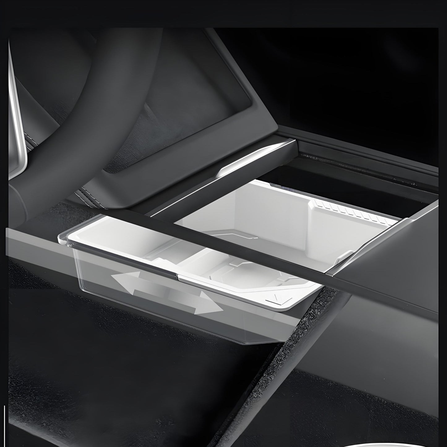 Functional Style Central Control Storage Box for Model Y Juniper & Model 3 Highland