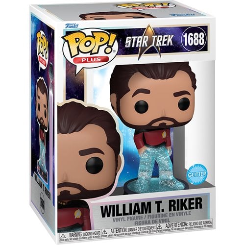 Funko Pop! Plus Star Trek Transporter Glitter Vinyl Figures - Select Figure(s)
