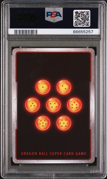 2022 DRAGON BALL SUPER REALM OF THE GODS 7 SSG GOKU, DVN RSTRNT #P-362 - PSA 10