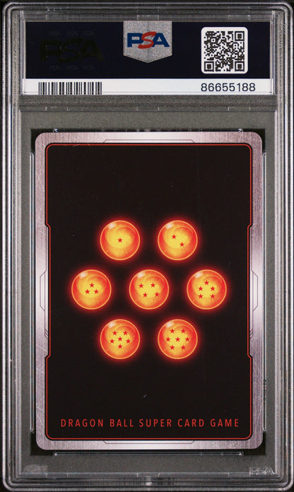 2021 DRAGON BALL SUPER CROSS SPIRITS SSG GOKU, LGNDRY SPRT #P-312 - PSA 10