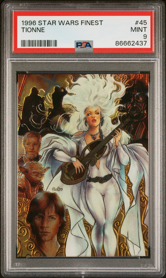 1996 STAR WARS FINEST TIONNE  #45 - PSA 9