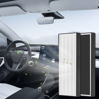 HEPA Upper Lower Air Filter for Tesla Model Y (4 PCS)