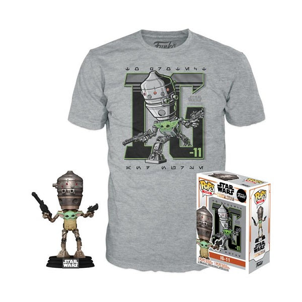 IG-11 w/ The Child w/T-Shirt (XL Sealed, The Mandalorian) 427 - GameStop Exclusive