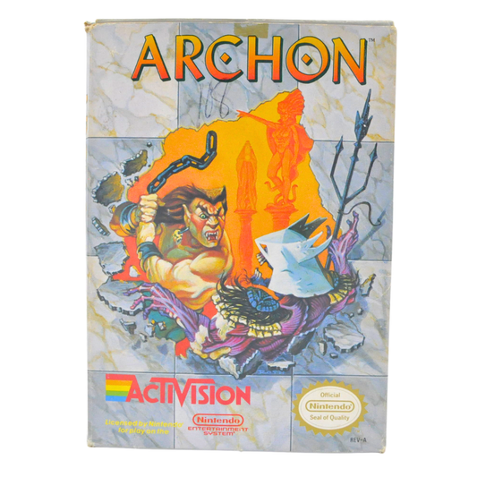NES Cart Complete in Box - Archon