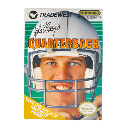 NES Cart Complete in Box - John Elway's Quarterback