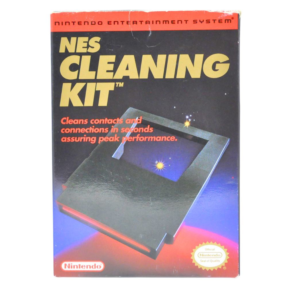 NES Cart Complete in Box - NES Cleaning Kit (First Print)