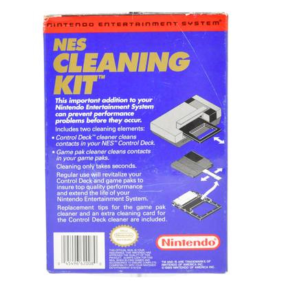 NES Cart Complete in Box - NES Cleaning Kit (First Print)