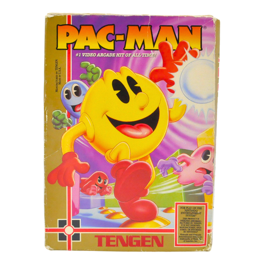 NES Cart in Box - Pac-Man (Tengen, No Manual)