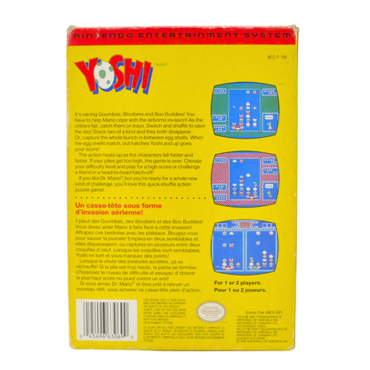NES Cart Complete in Box - Yoshi