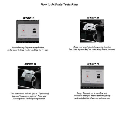 TESERY Smart Ring Key for Tesla Model 3 / Y / S / X / Cybertruck