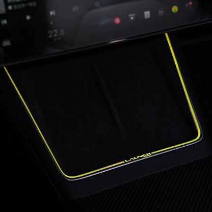 Laser-Carved Ambient Light for Model Y Juniper Wireless Charging Port