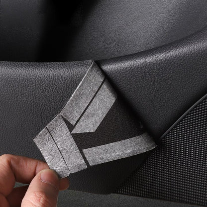 Leather Anti-kick Mat Sticker Interior Anti-Dirt Protector for Tesla Model 3 (4PCS)