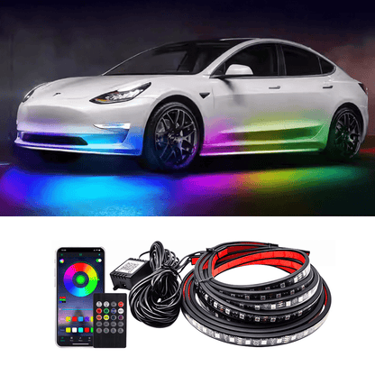LED Chassis Ambient Lights for Tesla Model 3/Y (4PCS)