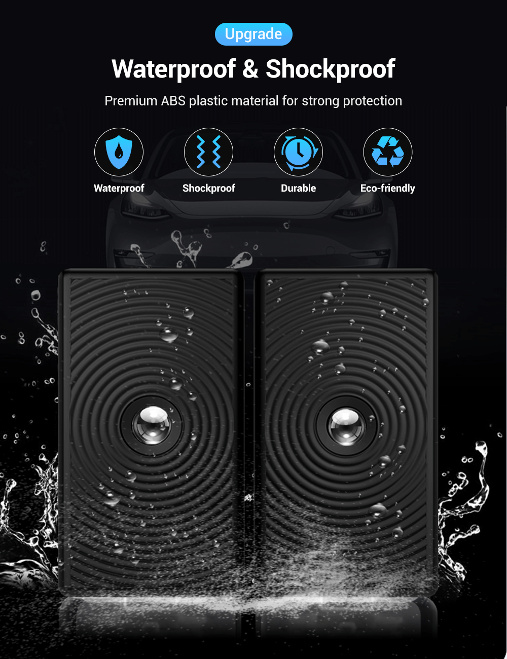 LED Door Projector Puddle Lights for Tesla Model 3 / Y Highland