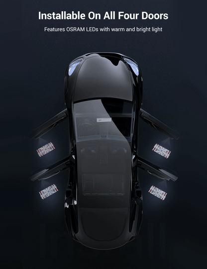 LED Door Projector Puddle Lights for Tesla Model 3 / Y Highland