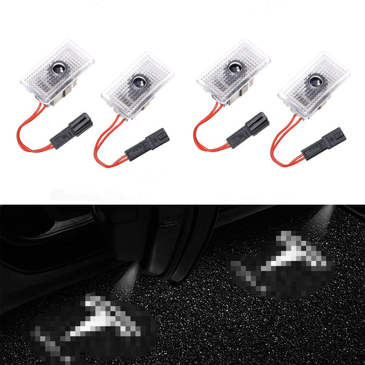 LED Logo Tesla Puddle Lights for Model 3 / Y / S / X